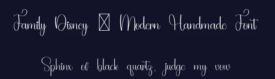 Family Disney – Modern Handmade Font by inermediaSTUDIO — Script Handwritten Font — thumbnail 2