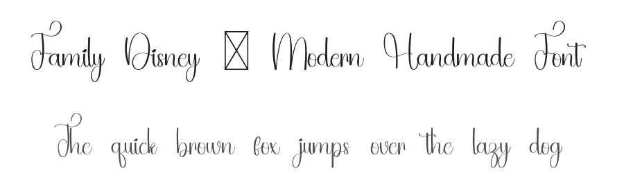 Family Disney – Modern Handmade Font by inermediaSTUDIO — Script Handwritten Font
