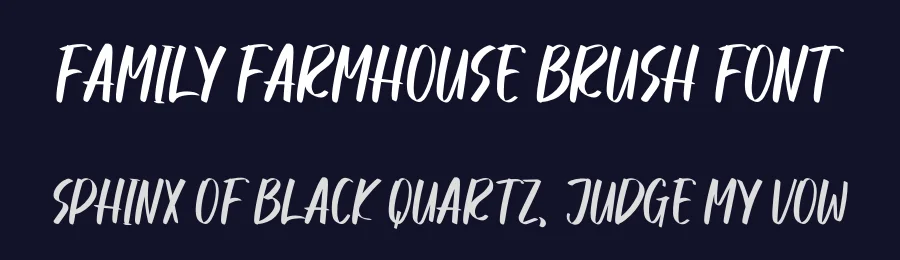Family Farmhouse Brush Font by inermediaSTUDIO — Script Handwritten Font — thumbnail 2