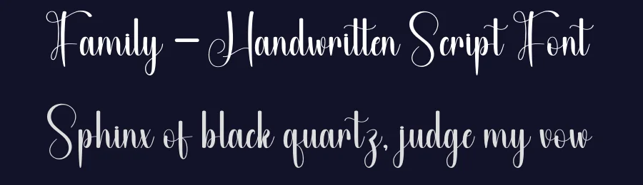 Family – Handwritten Script Font by andikastudio — Script Handwritten Font — thumbnail 2