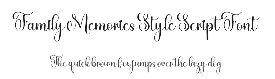 Family Memories Style Script Font by freshtypeink — Script Handwritten Font