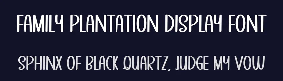 Family Plantation Display Font by inermediaSTUDIO — Display Font — thumbnail 2