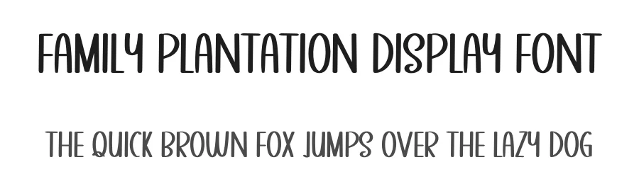 Family Plantation Display Font by inermediaSTUDIO — Display Font