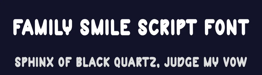 Family Smile Script Font by freshtypeink — Display Font — thumbnail 2