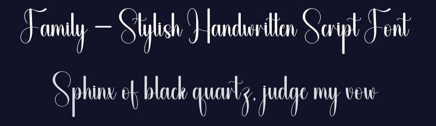 Family – Stylish Handwritten Script Font by andikastudio — Script Handwritten Font — thumbnail 2
