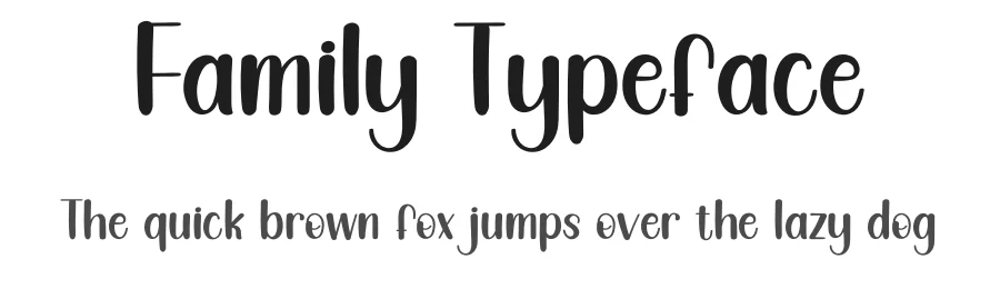 Family Typeface by inermediaSTUDIO — Script Handwritten Font