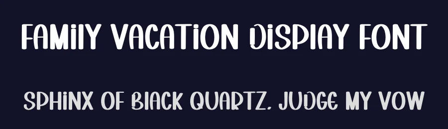 Family Vacation Display Font by inermediaSTUDIO — Display Font — thumbnail 2