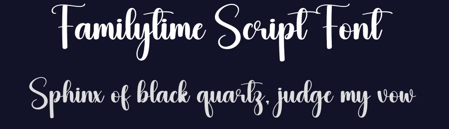 Familytime Script Font by creativeletter — Script Handwritten Font — thumbnail 2
