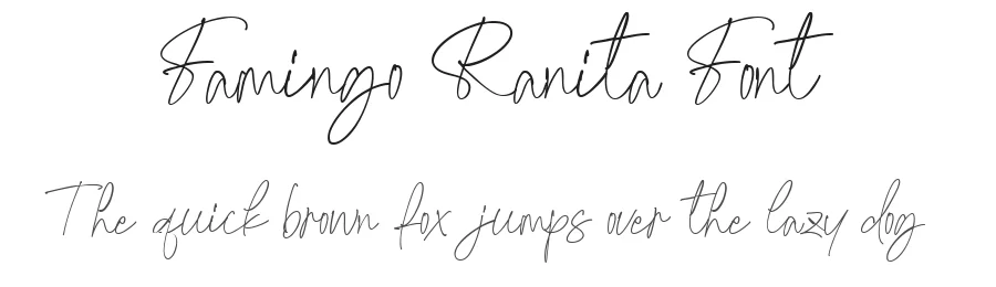 Famingo Ranita Font by Lettermine — Serif Font