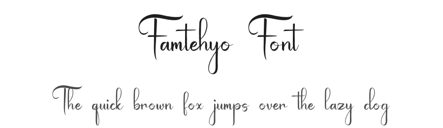 Famtehyo Font by Gracetypestudio — Script Handwritten Font