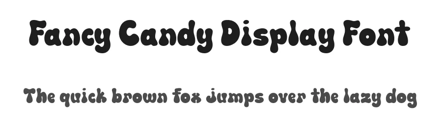 Fancy Candy Display Font by Siapgraph — Display Font