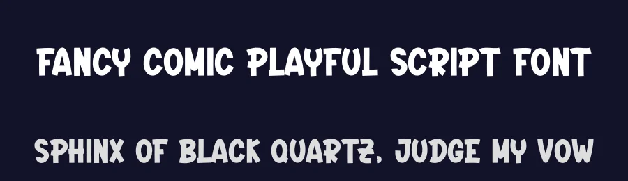 Fancy Comic Playful Script Font by andikastudio — Display Font — thumbnail 2