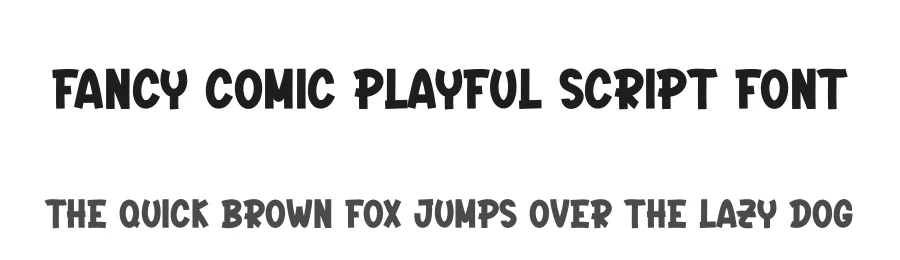 Fancy Comic Playful Script Font by andikastudio — Display Font