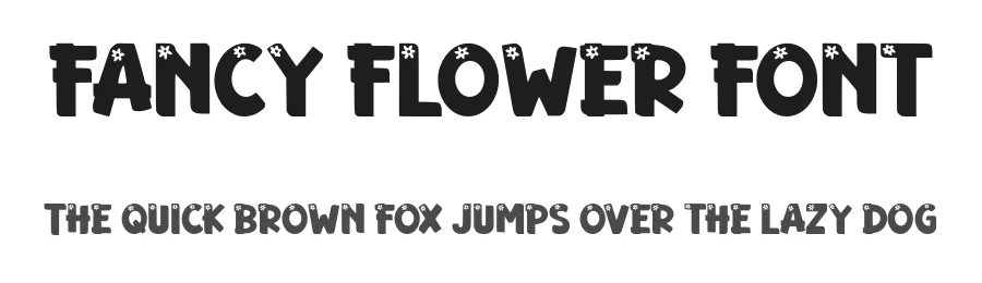 Fancy Flower Font by Siapgraph — Display Font