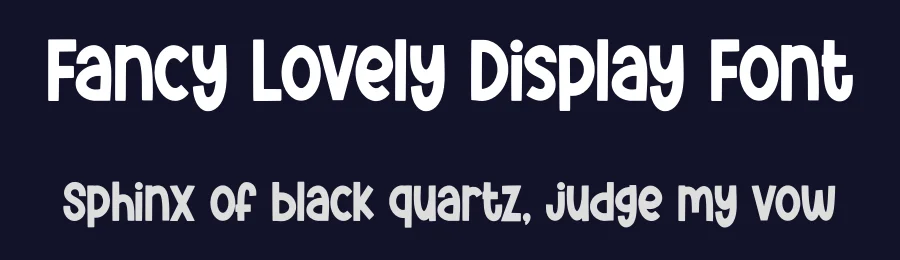 Fancy Lovely Display Font by Minimalist Eyes — Display Font — thumbnail 2