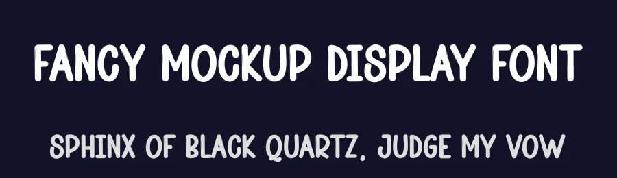 Fancy Mockup Display Font by andikastudio — Display Font — thumbnail 2