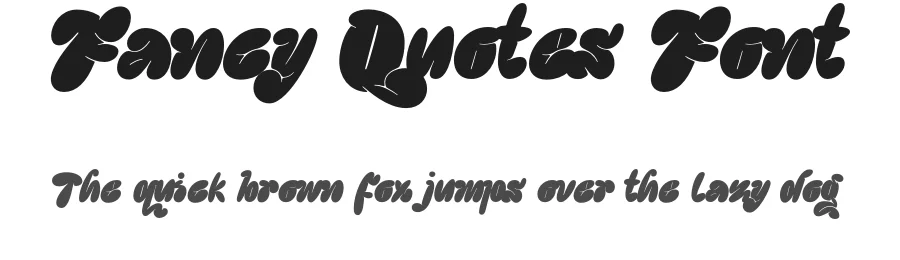 Fancy Quotes Font by Letterhend Studio — Display Font