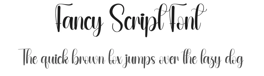 Fancy Script Font by andikastudio ā Script Handwritten Font