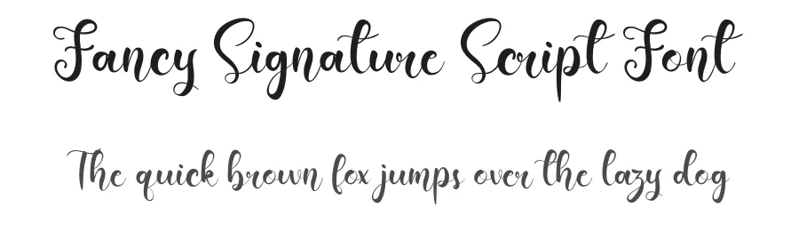 Fancy Signature Script Font by kateengciu — Script Handwritten Font