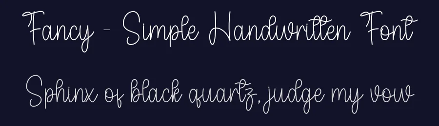 Fancy – Simple Handwritten Font by andikastudio — Script Handwritten Font — thumbnail 2