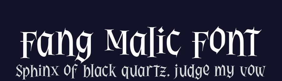 Fang Malic Font by alit design — Blackletter Font — thumbnail 2