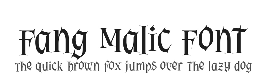 Fang Malic Font by alit design — Blackletter Font