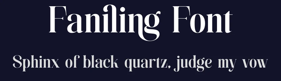 Faniling Font by TypeLogue — Serif Font — thumbnail 2