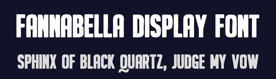 Fannabella Display Font by Shanaya Creative — Decorative Font — thumbnail 2