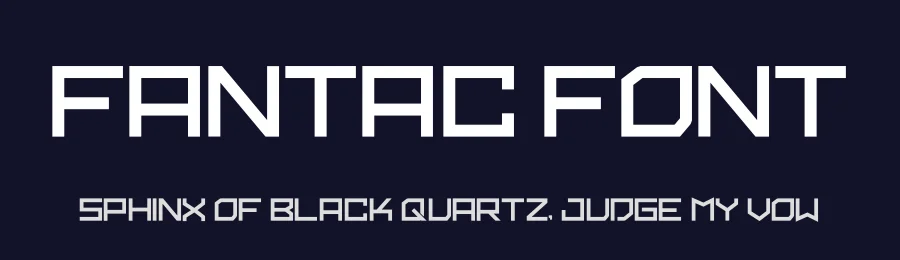 Fantac Font by hayoyuka8 — Display Font — thumbnail 2