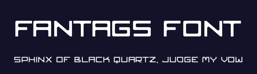 Fantags Font by hayoyuka8 — Display Font — thumbnail 2