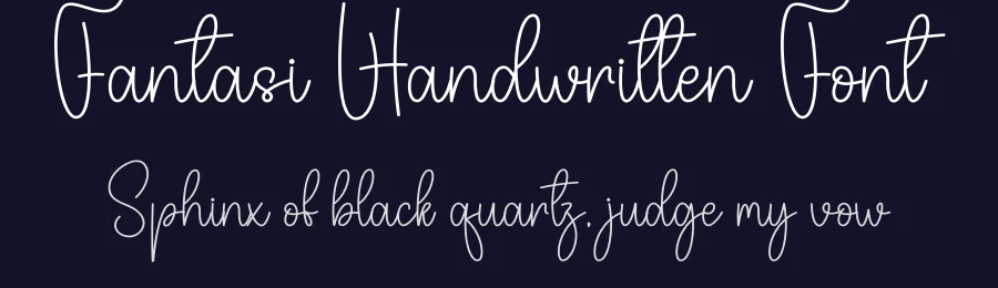 Fantasi Handwritten Font by creativeletter — Script Handwritten Font — thumbnail 2