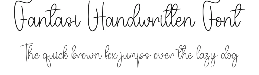 Fantasi Handwritten Font by creativeletter — Script Handwritten Font