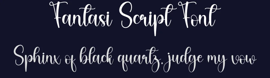 Fantasi Script Font by creativeletter — Script Handwritten Font — thumbnail 2