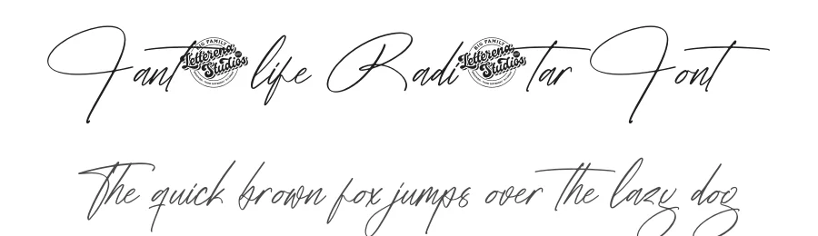 Fantaslife Radiostar Font by letterenastudios — Script Handwritten Font