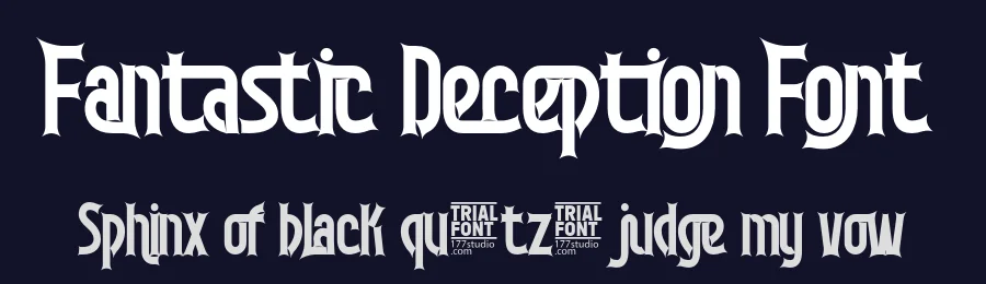 Fantastic Deception Font by 177Studio — Display Font — thumbnail 2