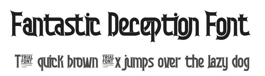 Fantastic Deception Font by 177Studio — Display Font