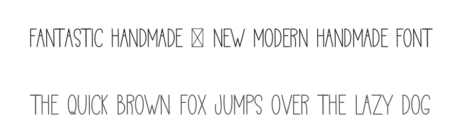 Fantastic Handmade – New Modern Handmade Font by freshtypeink — Display Font