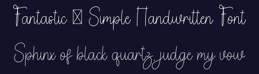 Fantastic – Simple Handwritten Font by freshtypeink — Script Handwritten Font — thumbnail 2