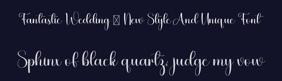 Fantastic Wedding – New Style And Unique Font by freshtypeink — Script Handwritten Font — thumbnail 2