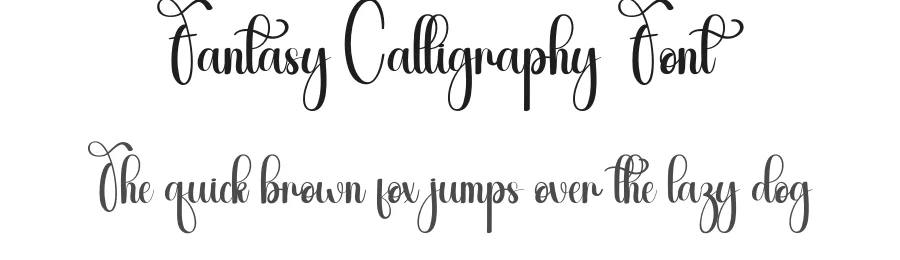 Fantasy Calligraphy Font by andikastudio — Script Handwritten Font