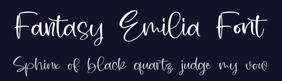 Fantasy Emilia Font by letterfabric — Script Handwritten Font — thumbnail 2