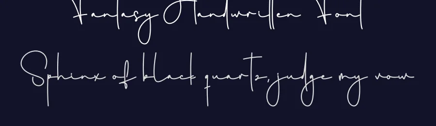 Fantasy Handwritten Font by creativeletter — Script Handwritten Font — thumbnail 2