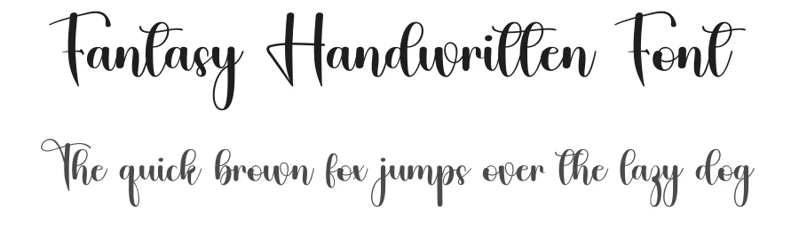 Fantasy Handwritten Font by inermediaSTUDIO — Script Handwritten Font