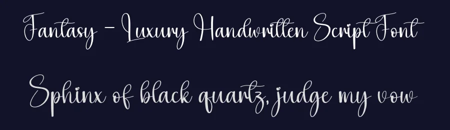 Fantasy – Luxury Handwritten Script Font by andikastudio — Script Handwritten Font — thumbnail 2