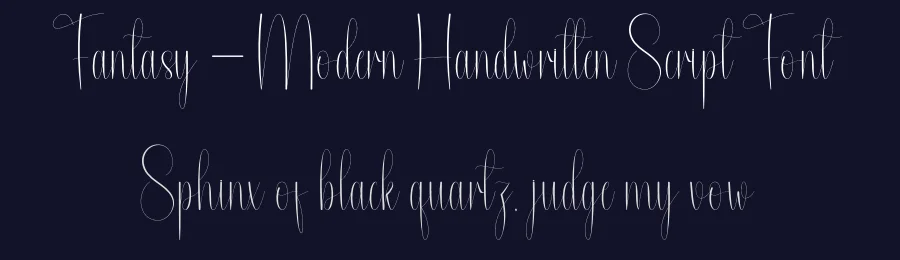 Fantasy – Modern Handwritten Script Font by andikastudio — Script Handwritten Font — thumbnail 2