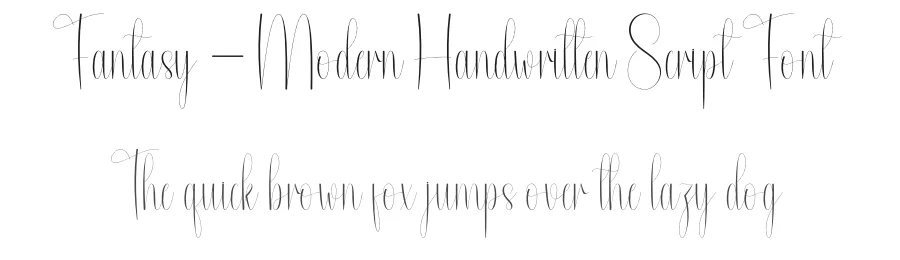 Fantasy – Modern Handwritten Script Font by andikastudio — Script Handwritten Font