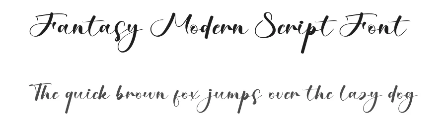 Fantasy Modern Script Font by creativeletter — Script Handwritten Font