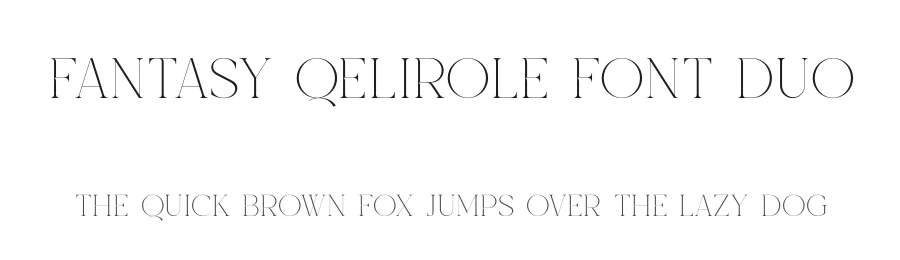 Fantasy Qelirole Font Duo by Storytype — Script Handwritten Font
