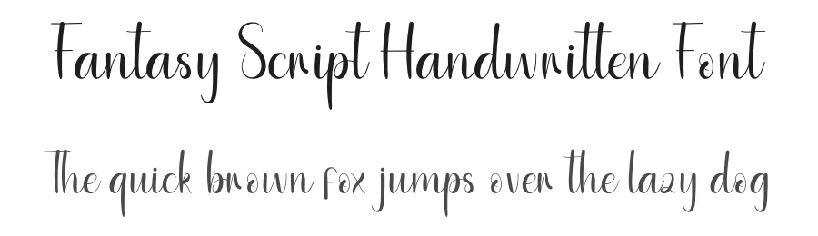 Fantasy Script Handwritten Font by andikastudio — Script Handwritten Font