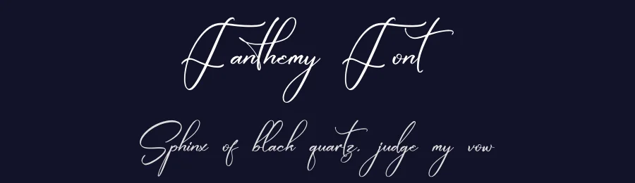 Fanthemy Font by glorytype — Script Handwritten Font — thumbnail 2